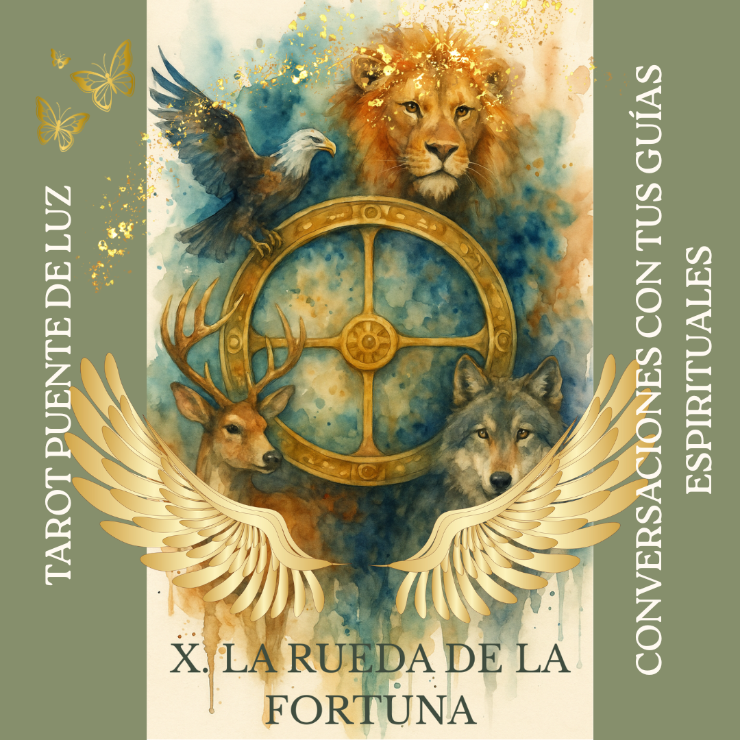 Tarot Puente de Luz – 22 Arcanos Mayores (Estilo Acuarela)