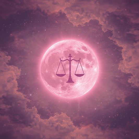 🌕 Luna Llena en Libra – Luna Rosa: rituales, energía y cómo impacta en cada signo