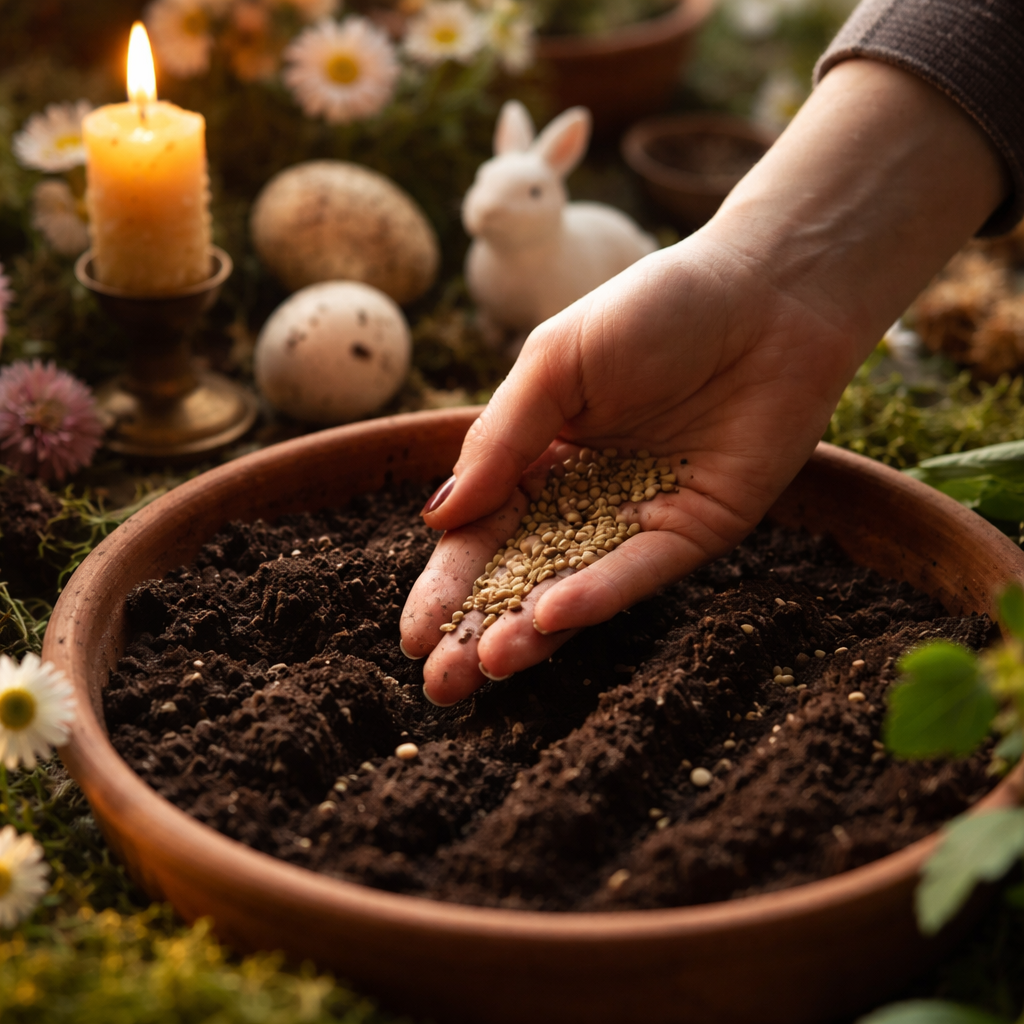 🌱 La siembra como práctica ritual en Ostara