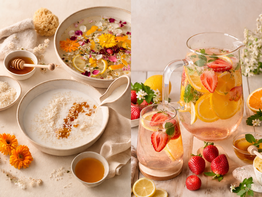 Prácticas de Ostara: baños y bebida de cierre