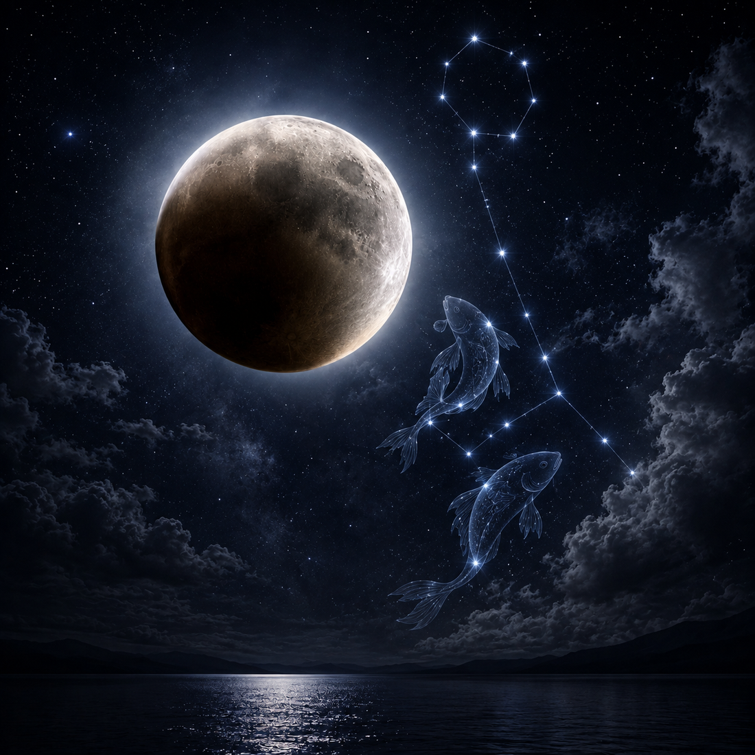 Eclipse lunar en Piscis del 28 de agosto de 2026