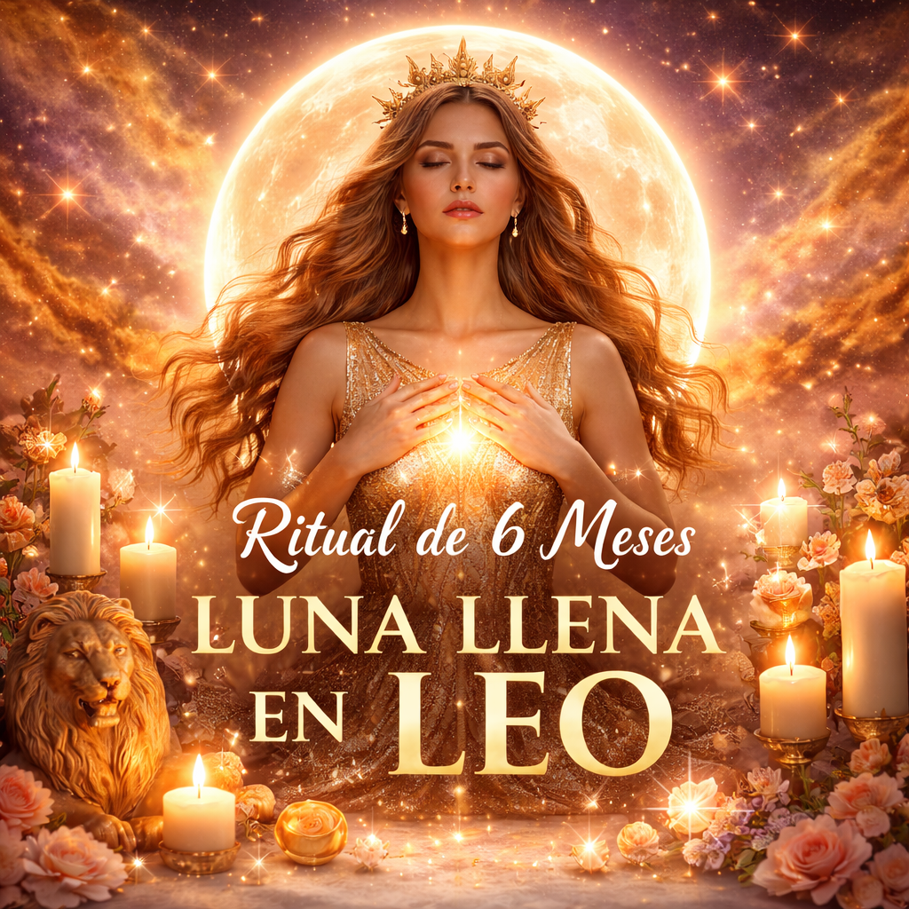 🌕 Ritual de 6 meses con la Luna Llena en Leo