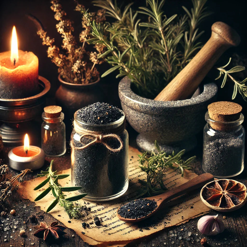 Receta para Hacer Sal Negra de Bruja