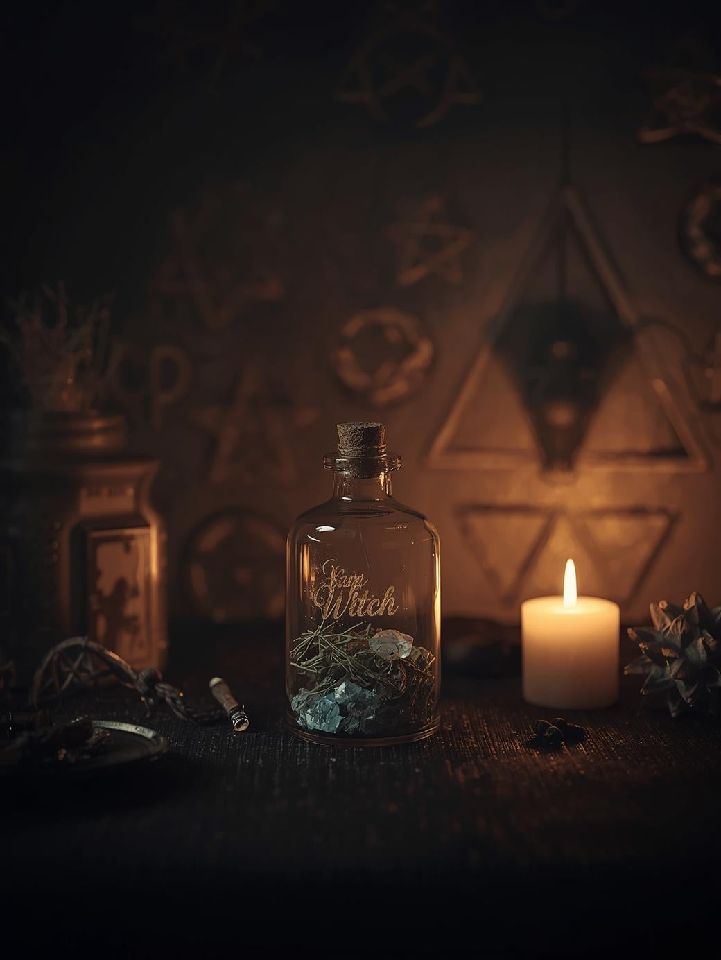 Las botellas de bruja: origen histórico, función simbólica y continuidad cultural