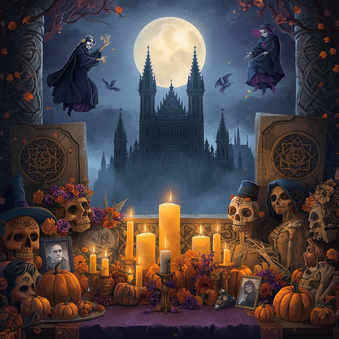 🌒 Samhain: el origen ancestral de Halloween y el portal entre mundos