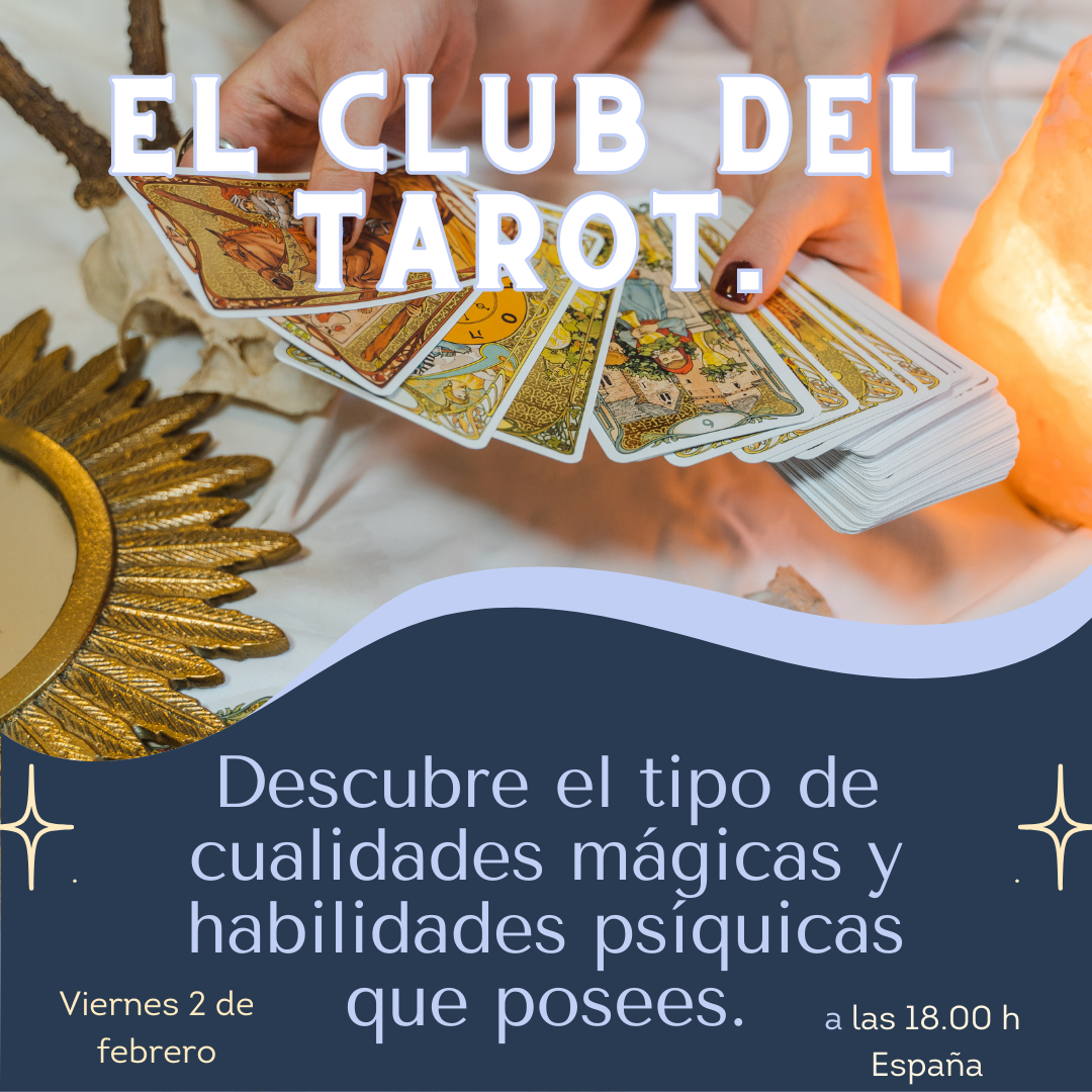 TALLER DESCUBRE TIPO CUALIDADES PSIQUICAS CON TAROT 2 FEBRERO