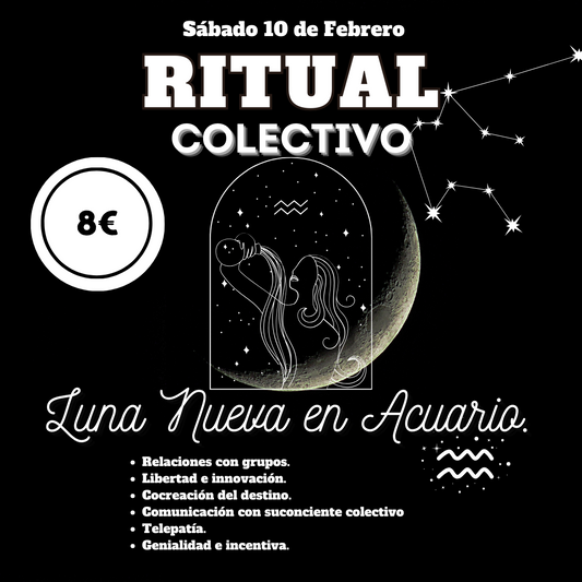 RITUAL COLECTIVO LUNA NUEVA EN ACUARIO