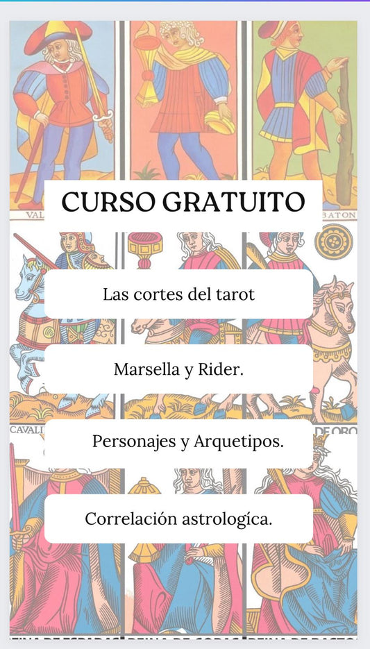 CURSO GRATUITO LAS CORTES DE TAROT