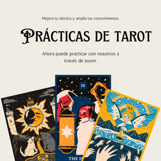 SESIONES PRACTICAS TAROT (ZOOM)